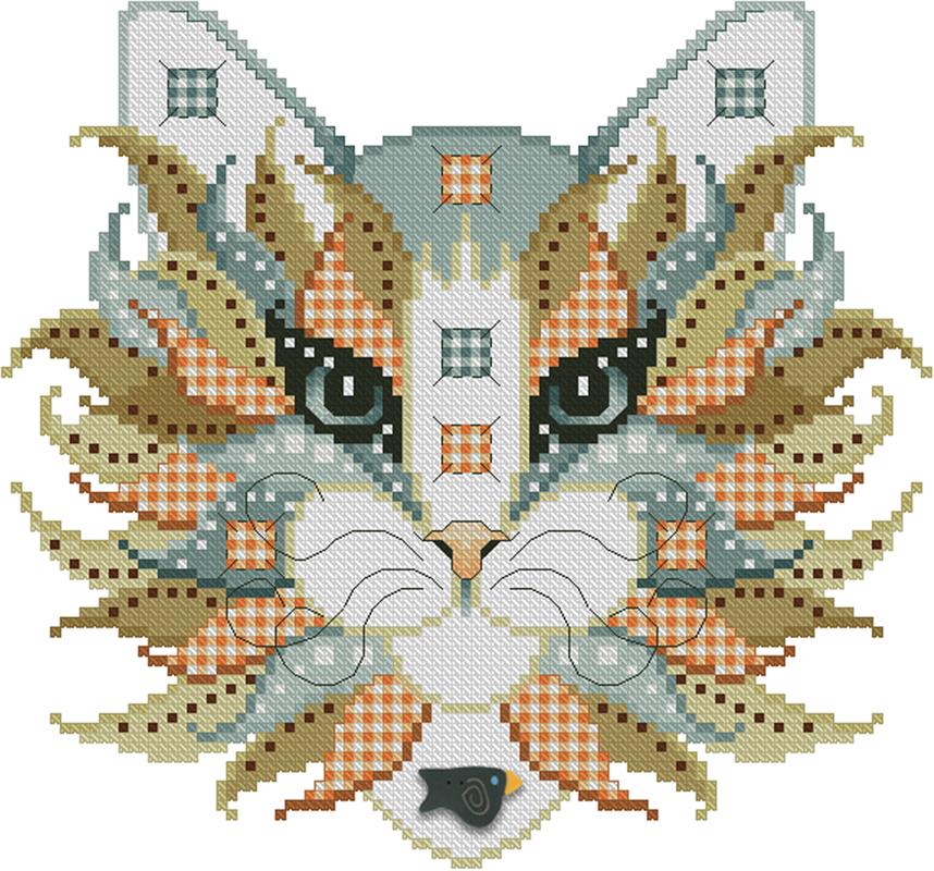 (image for) Colorful Cats Scarecrow
